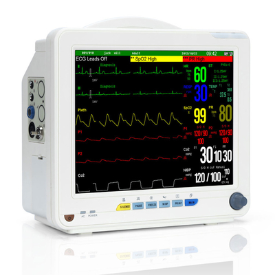 12in अस्पताल वाइटल साइन रोगी मॉनिटर 800×600 DPI ICU ETCO2