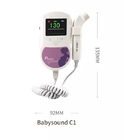 इको डॉपलर भ्रूण मॉनिटर अल्ट्रासाउंड 240bpm गर्भावस्था हार्टबीट मॉनिटर